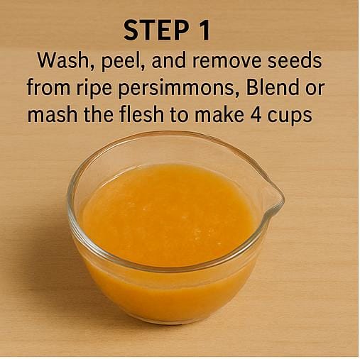 step 1 persimmon